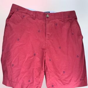 TOMMY HILFIGER RETRO BURGUNDY COLOR BERMUDAS SIZE 32.